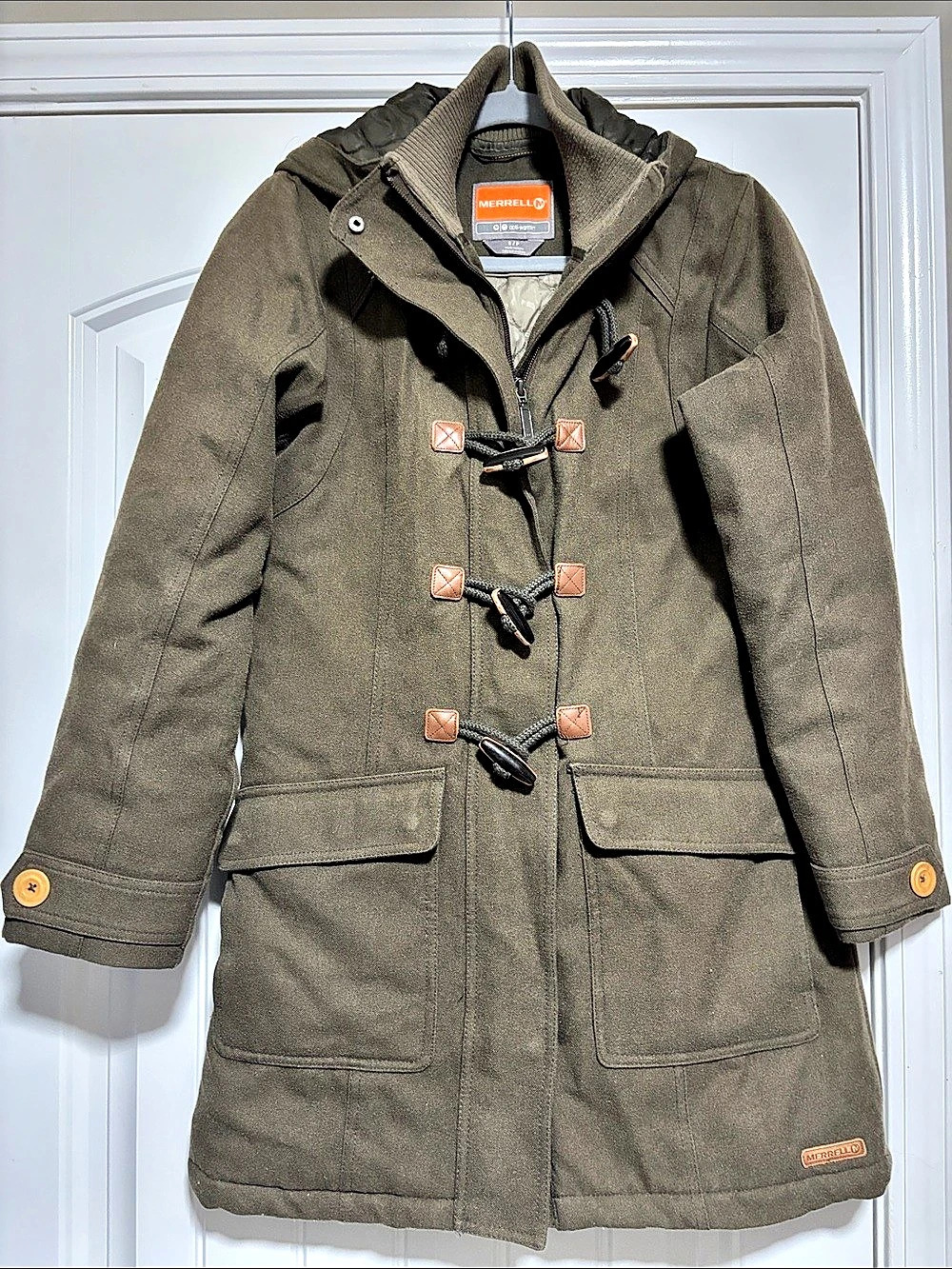 Merrell Opti-Warm coat Women'Small Utility Coat Green Small